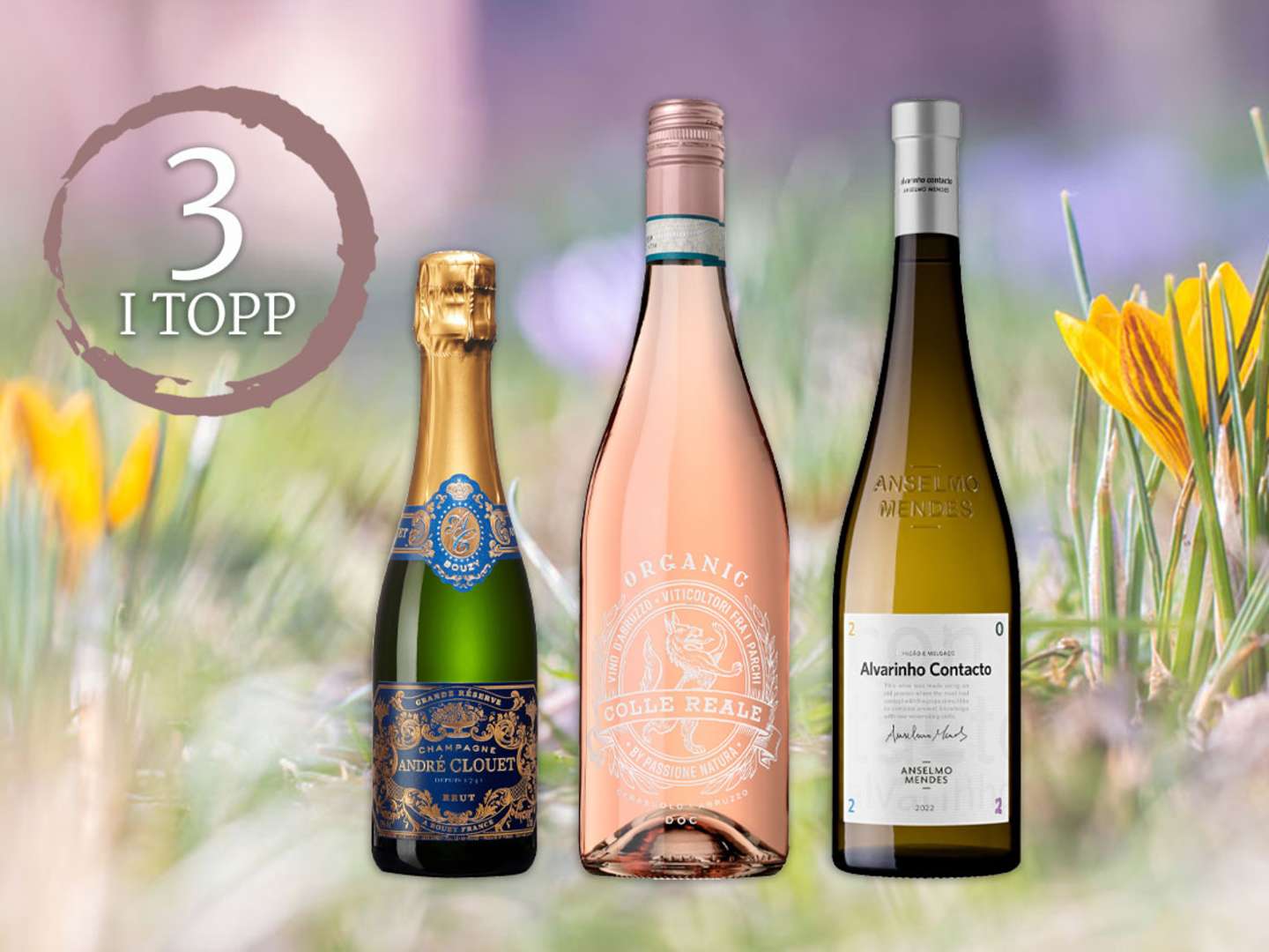3 i topp viner i vår.