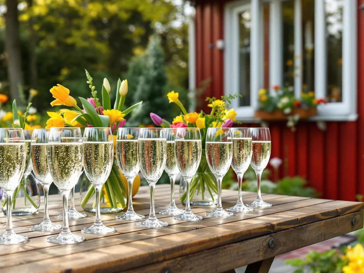 Bubbel och mousserande vin till Valborg, nationaldagen, studenten eller midsommar.