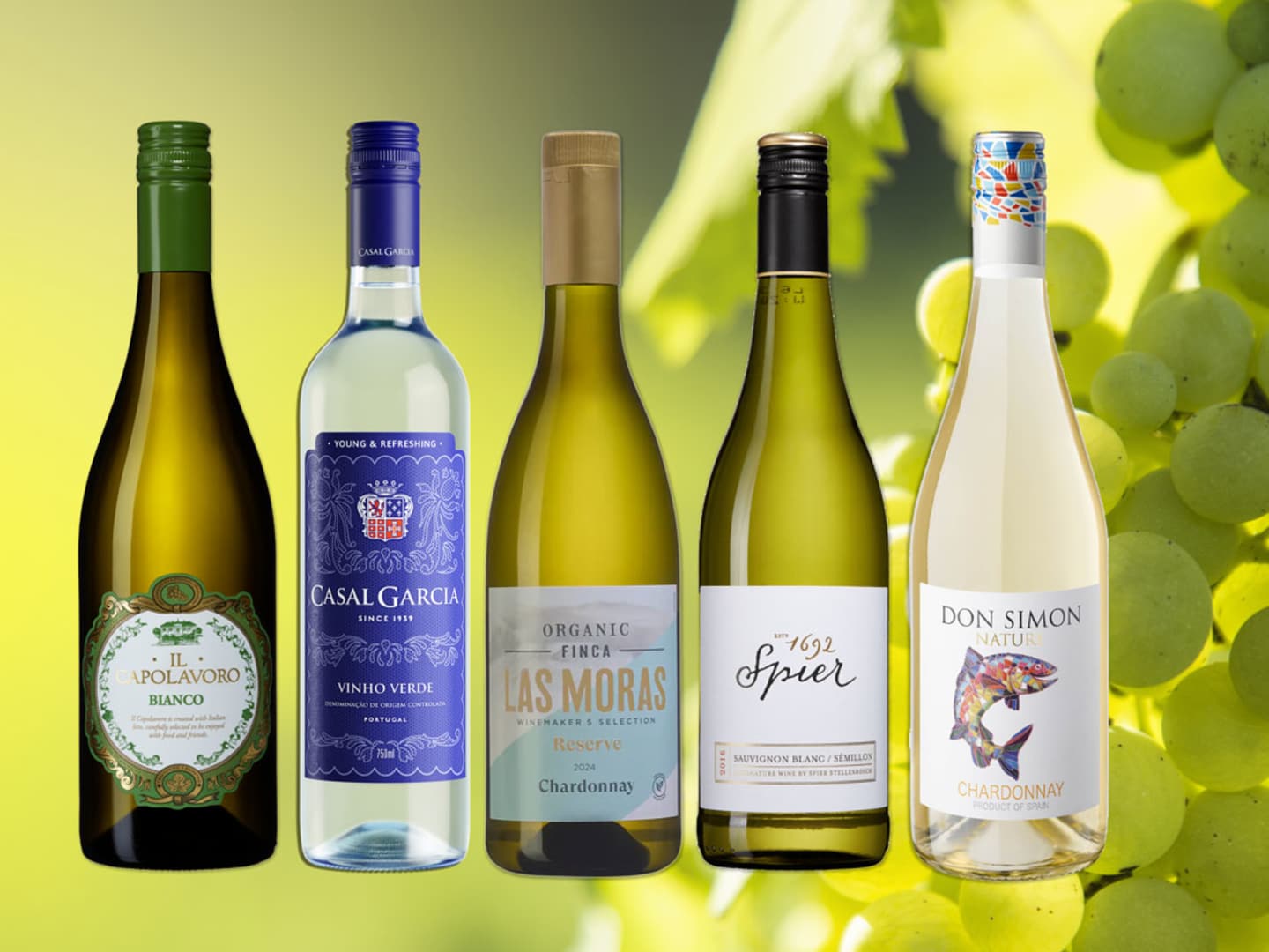 Bästa billiga vita vinerna.