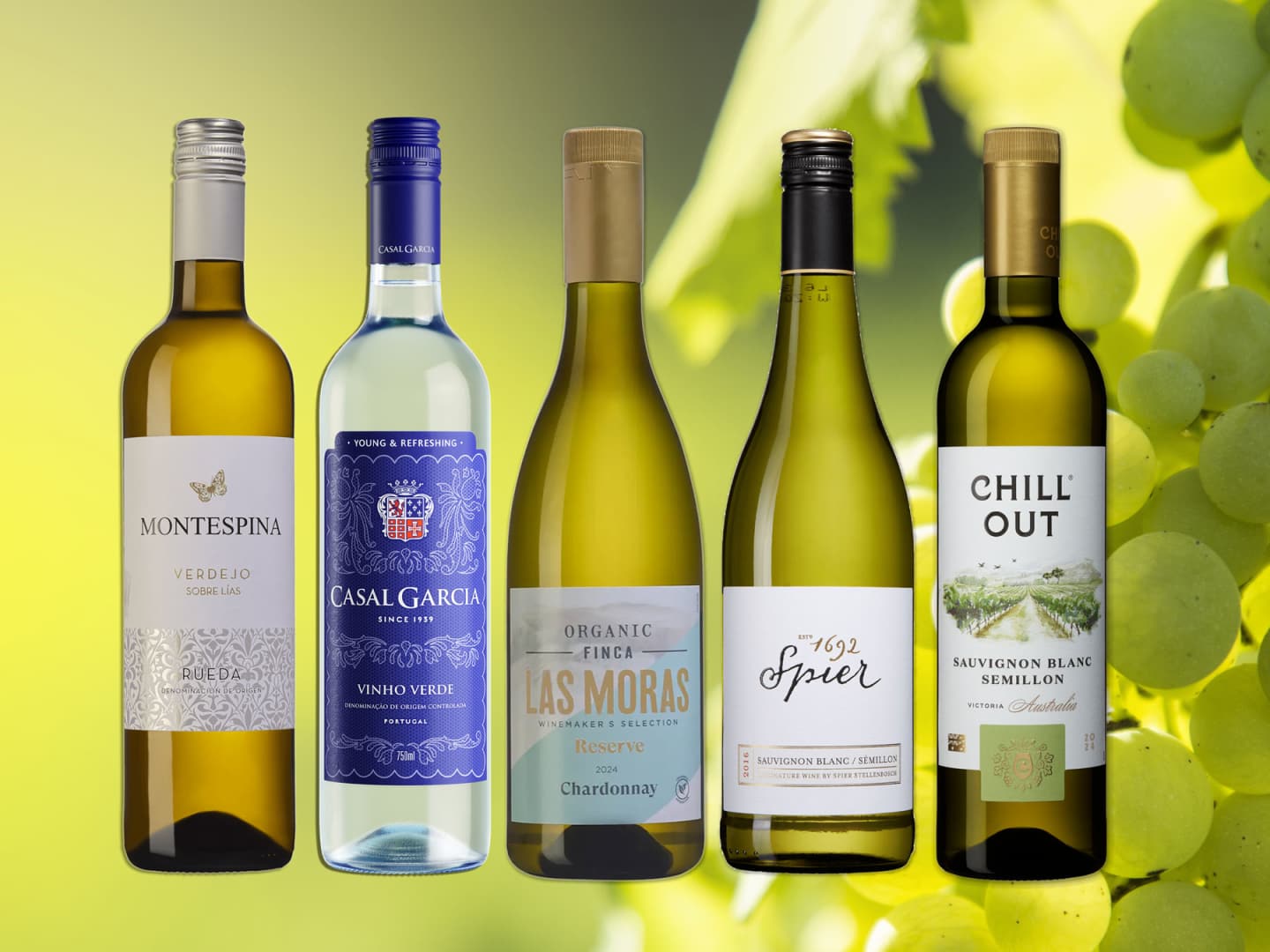 Bästa billiga vita vinerna.