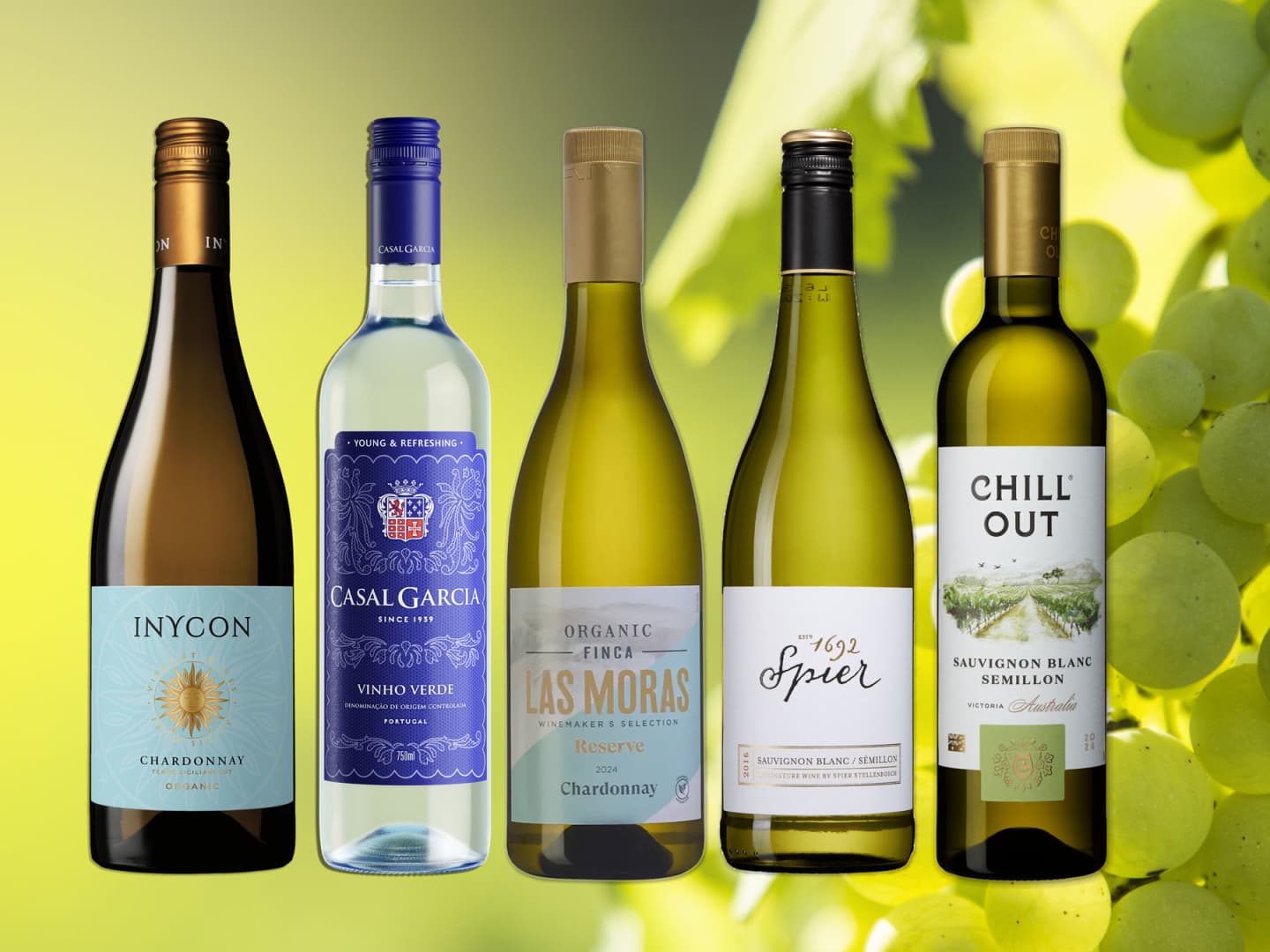 Bästa billiga vita vinerna.