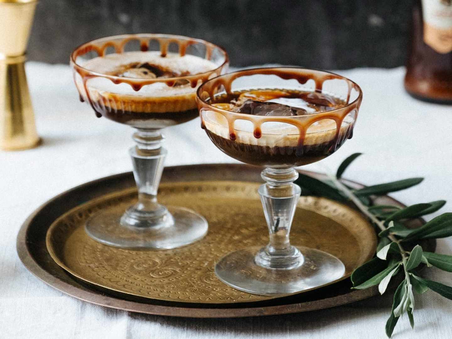 Två glas Amarula White russian