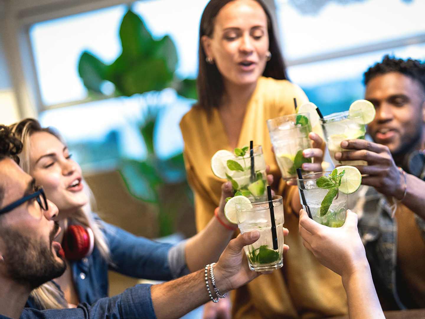 Fira med alkoholfria drinkar