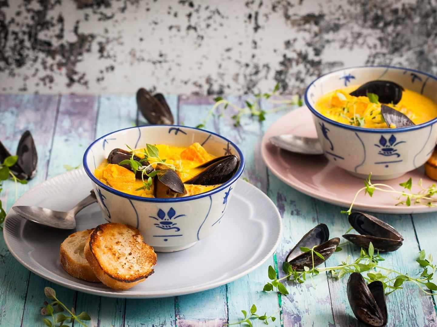 Fisksoppa med saffran