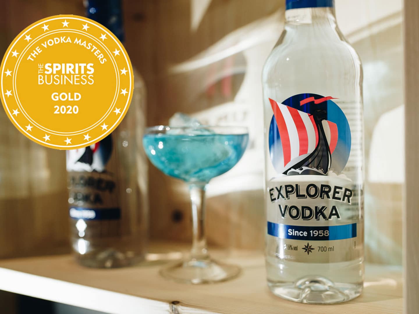 Guldmedalj till Explorer Vodka