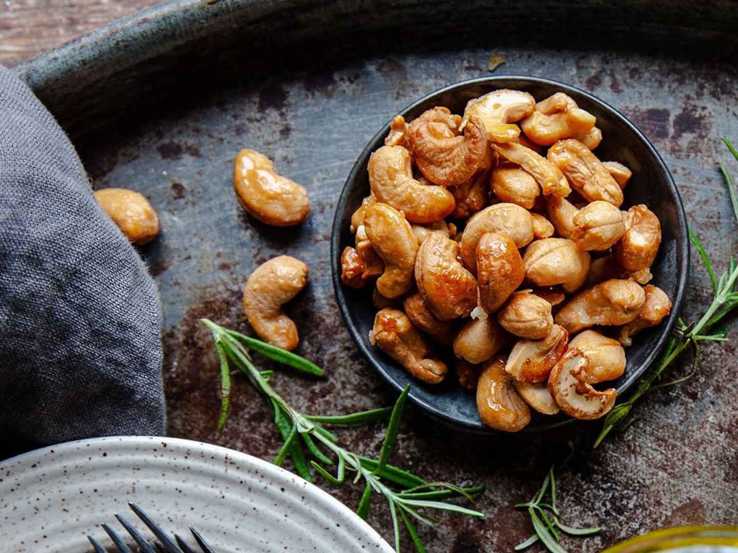 Honungsrostade nötter