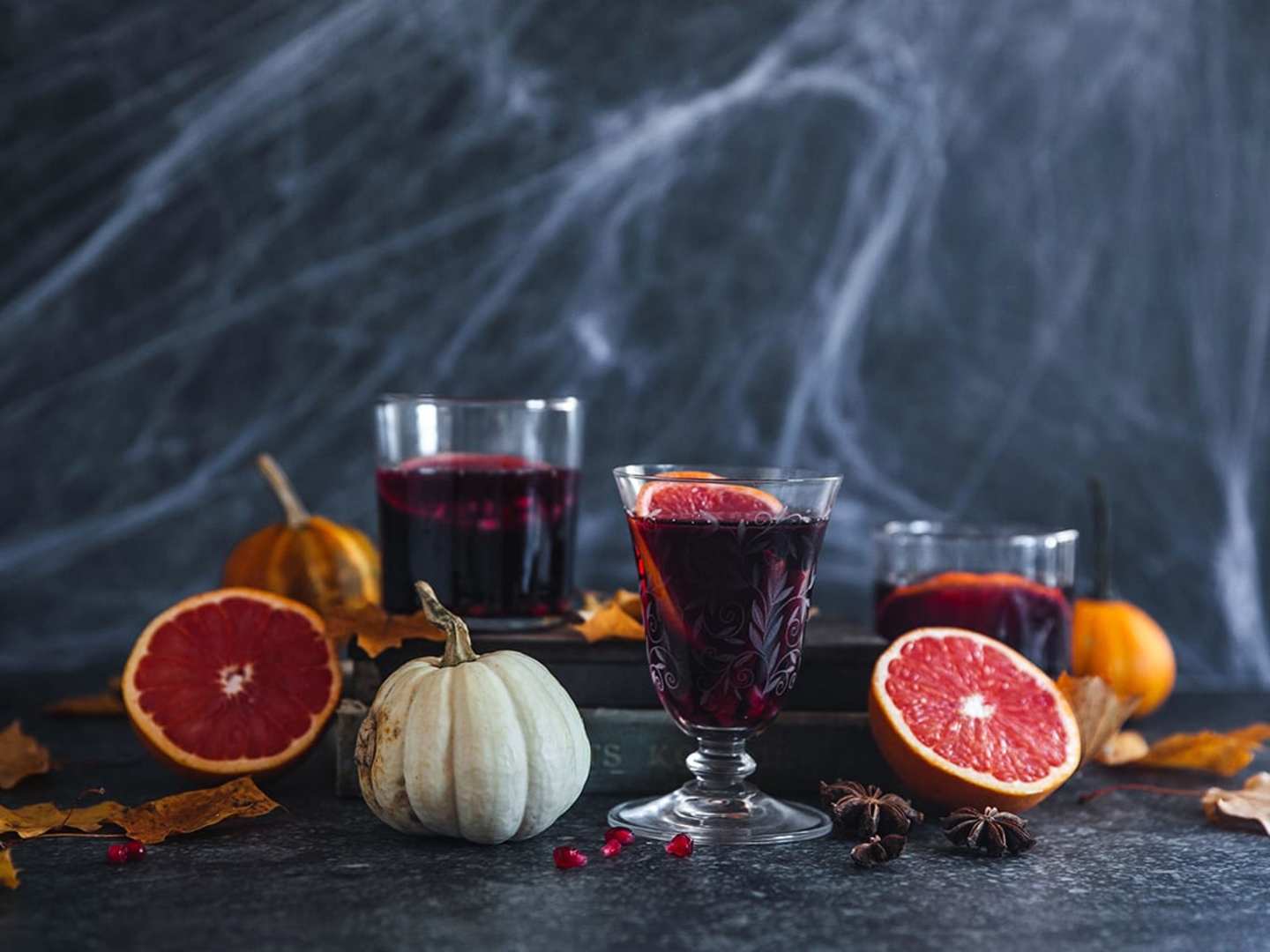 Höstig fördrink med sangria.