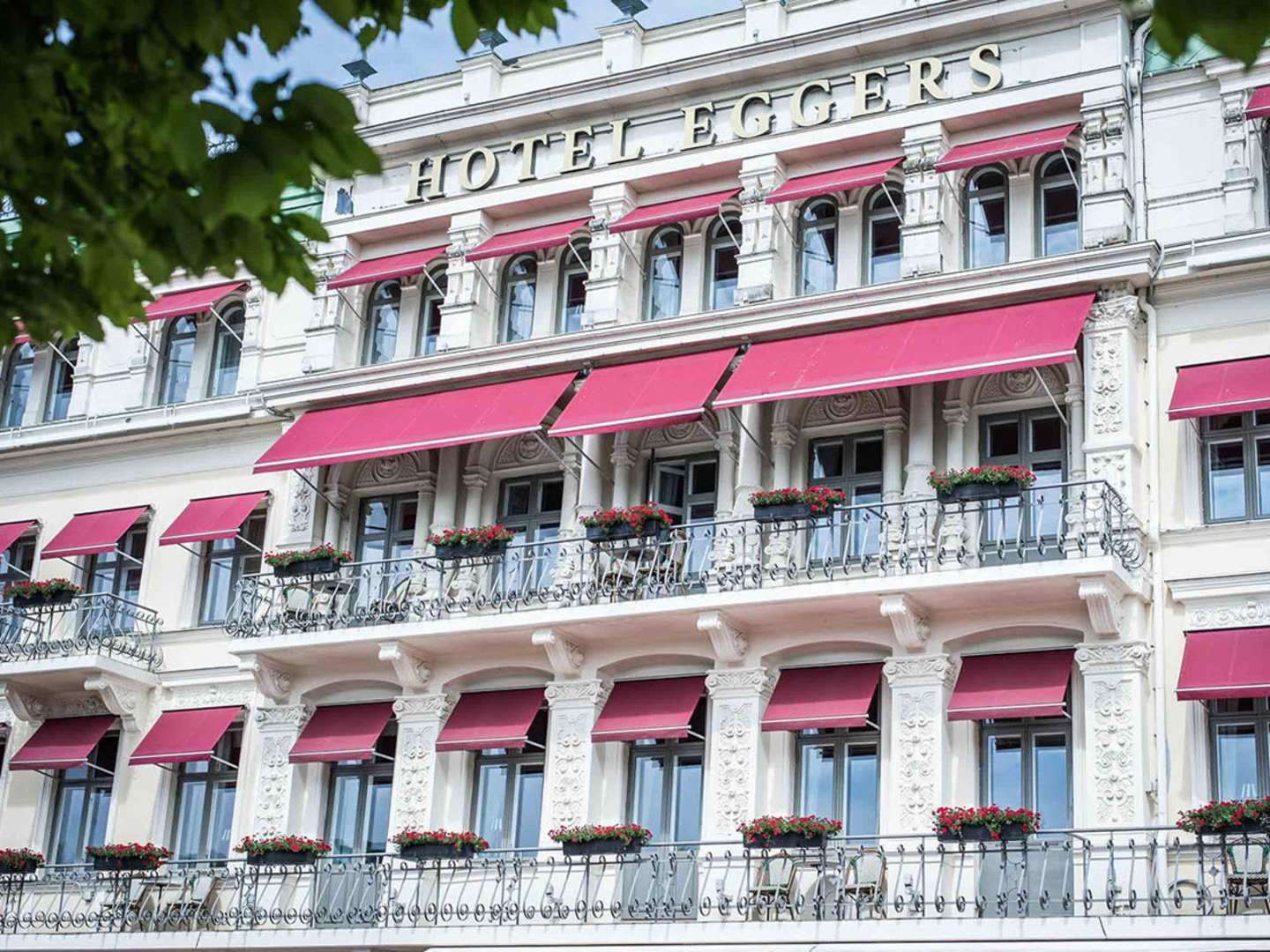 Fasad Hotell Eggers i Göteborg