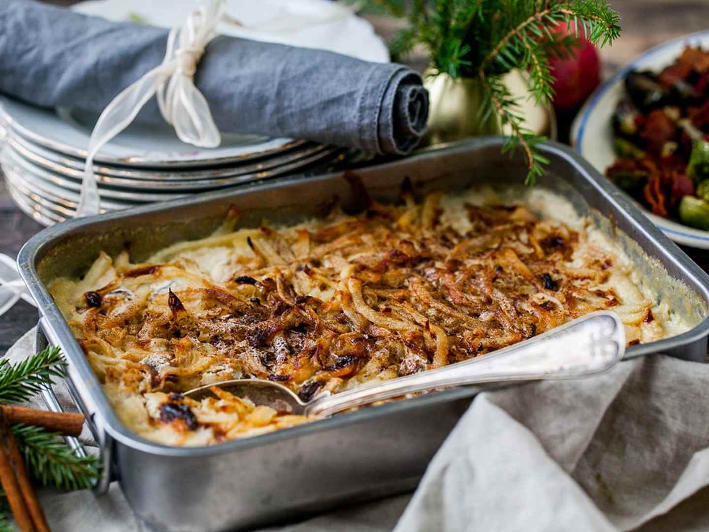 Janssons frestelse med brynt smör