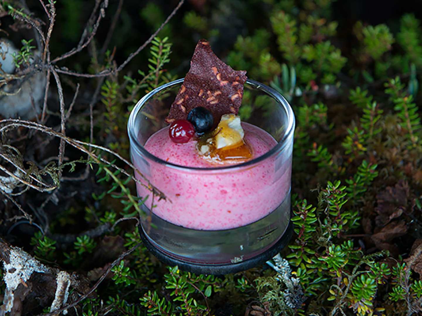 Klappgröt med söta tillbehör