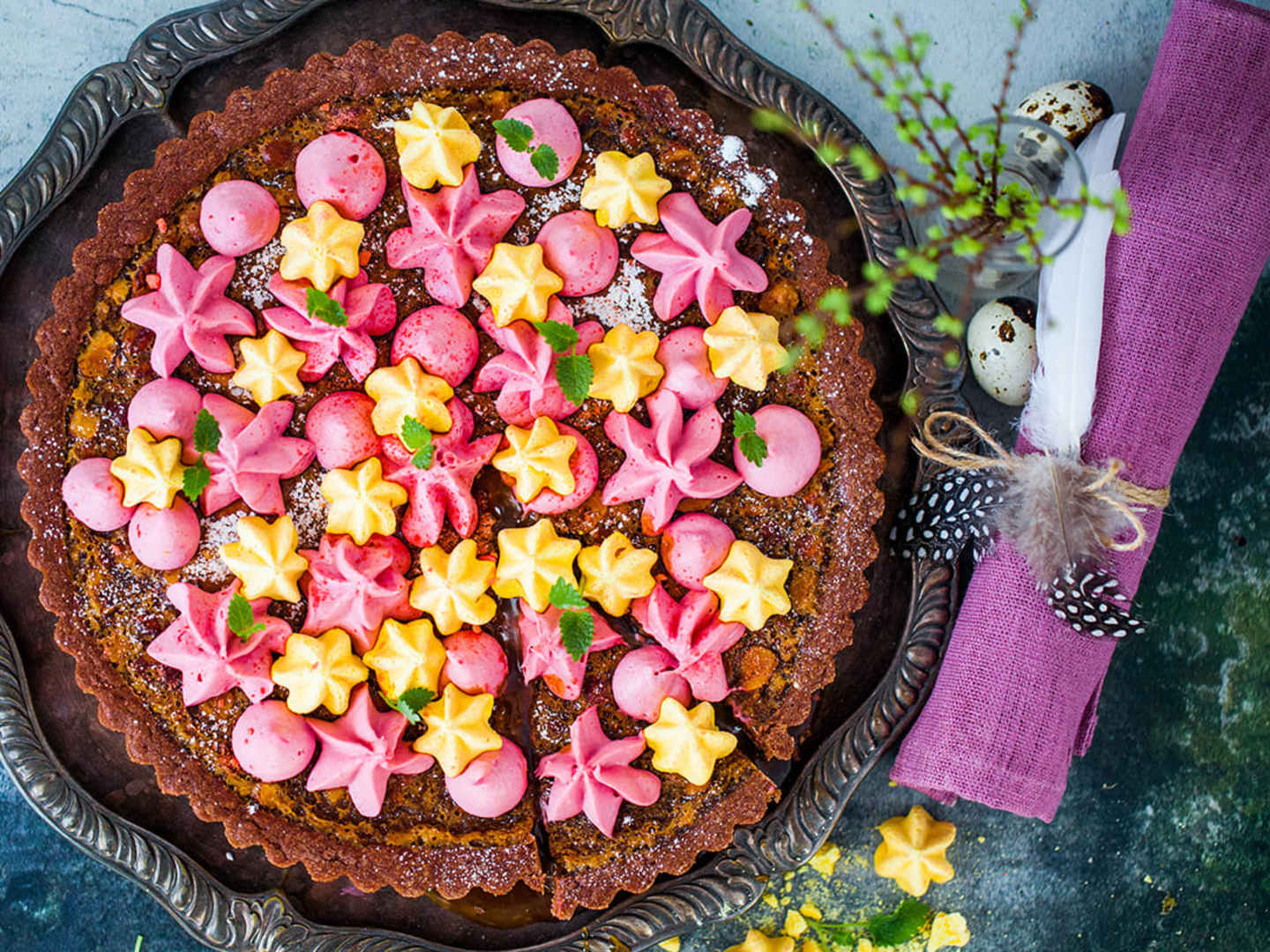 Kolapaj med vispad pannacotta