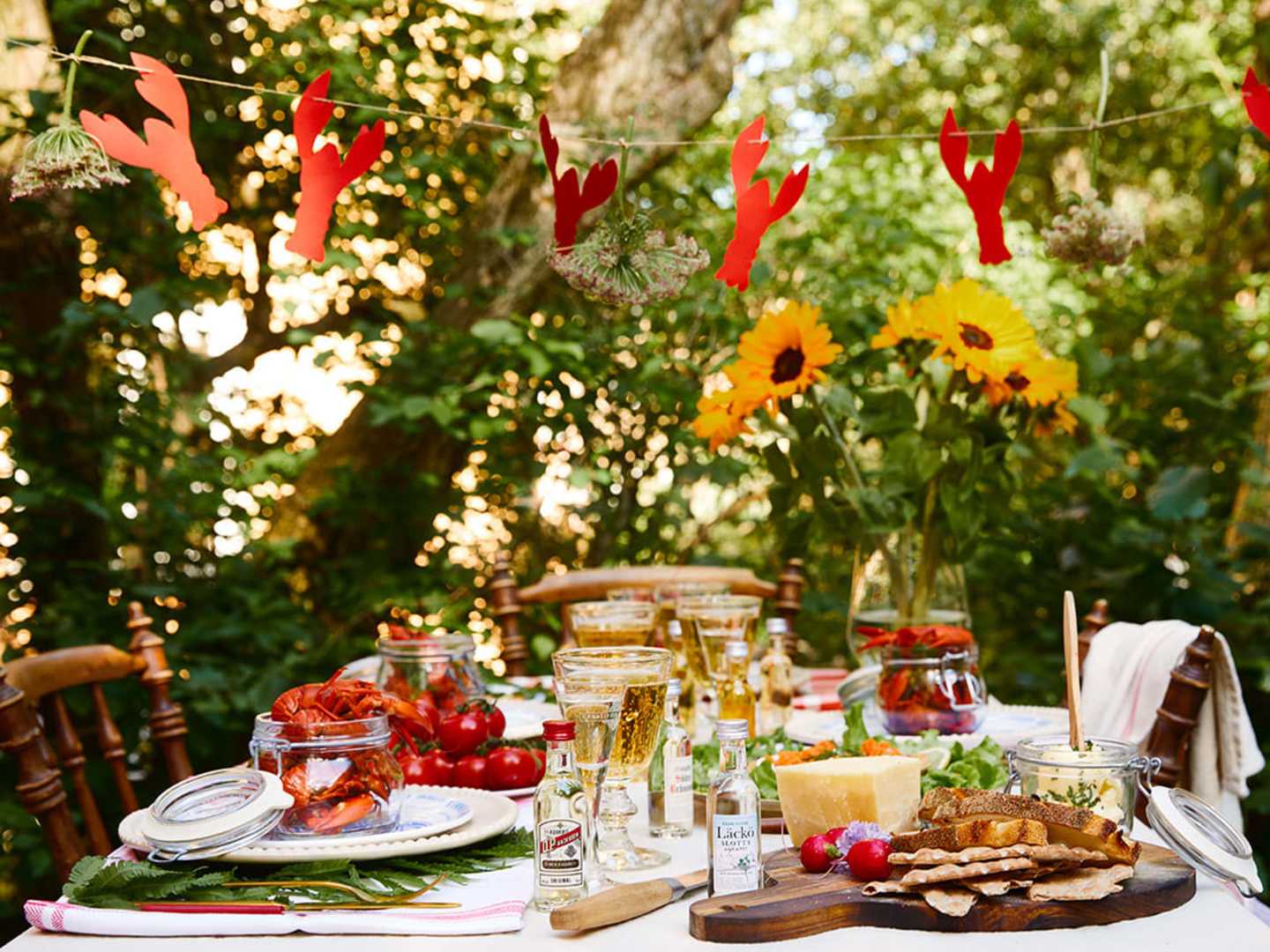 Kräftskiva med O.P. Anderson