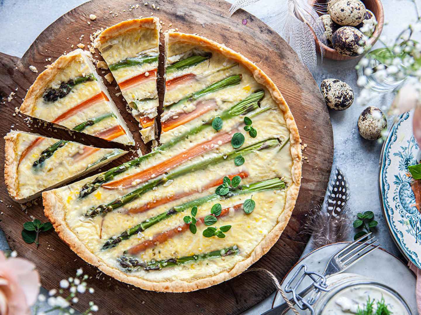 Kycklingpaj med vårprimörer