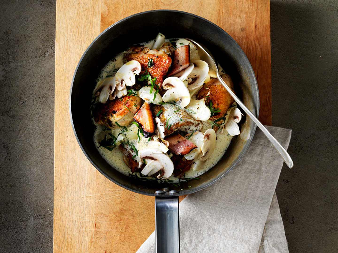 La Belle Coq au vin blanc