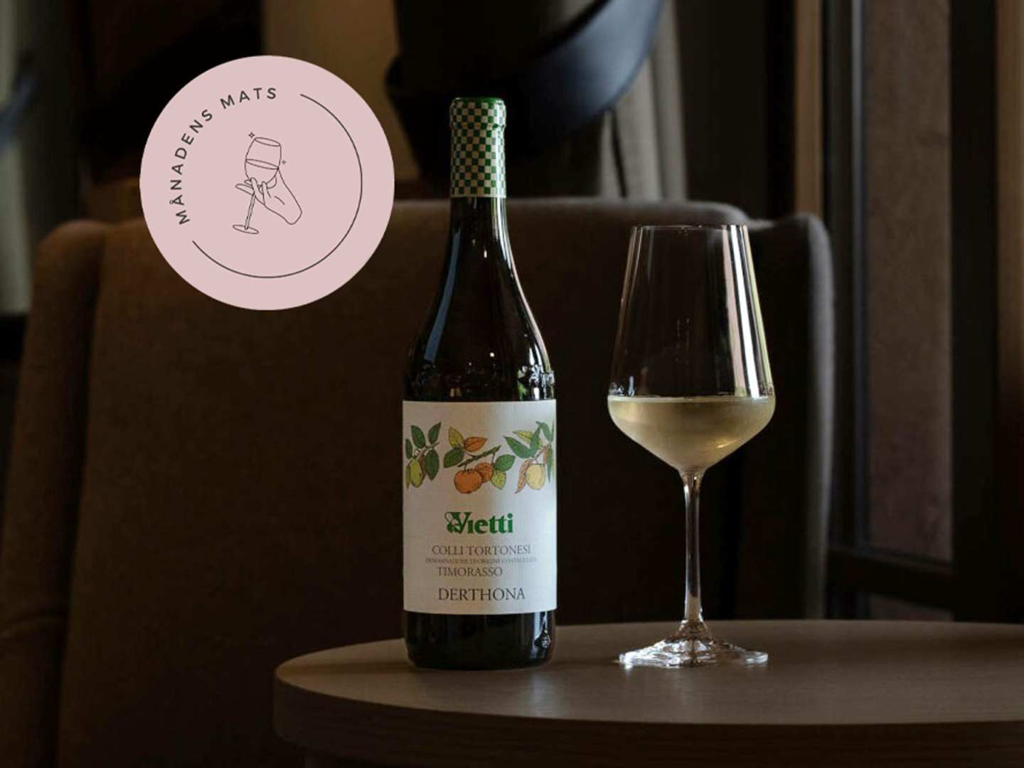 Vietti Derthona Timorasso, månadens Mats i november 2025.