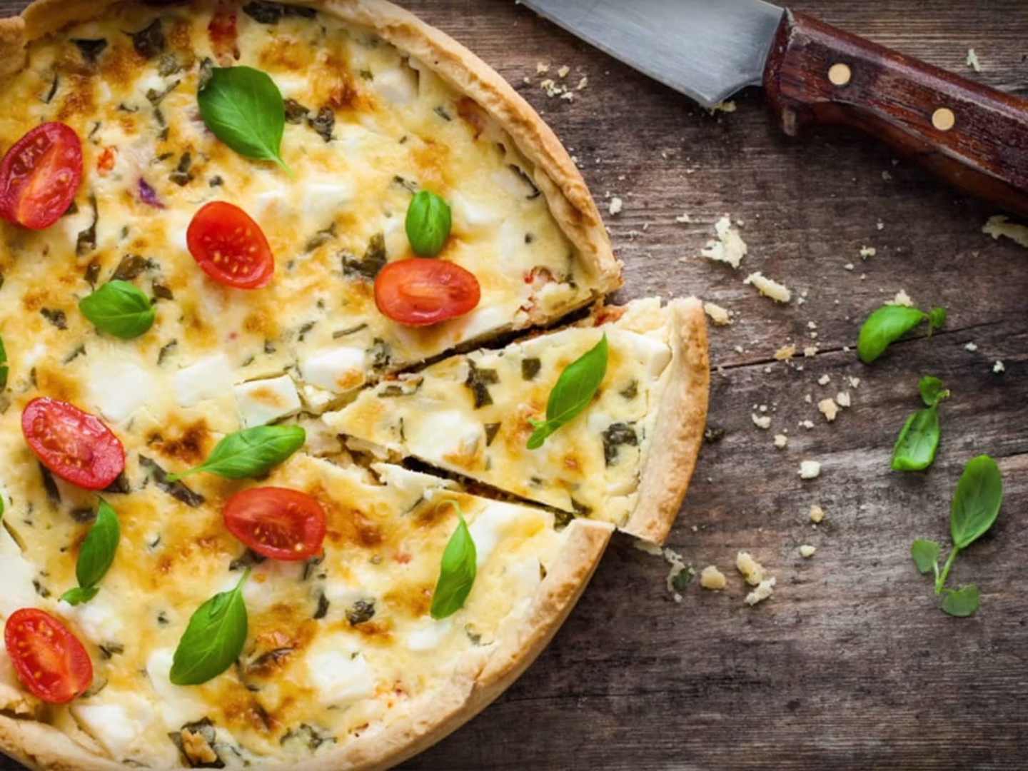 Kräft- och fetaostpaj