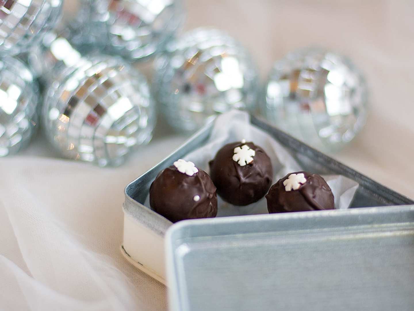 Mörk tryffel med Xanté Dark Chocolate