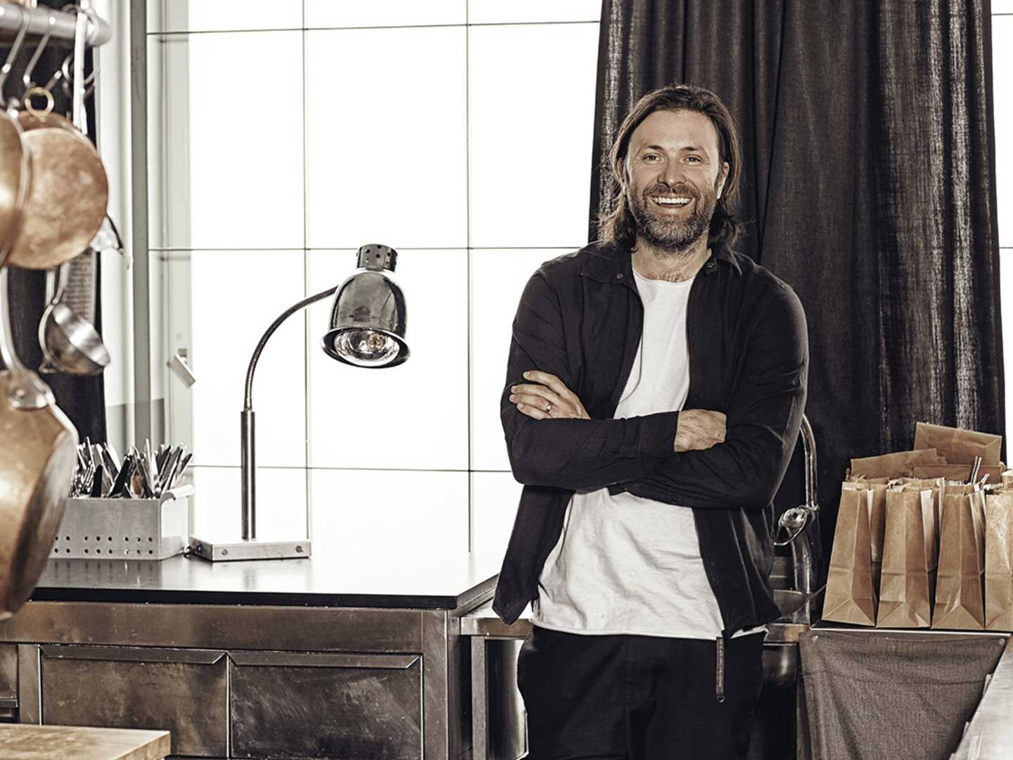 Niklas Ekstedt i kök