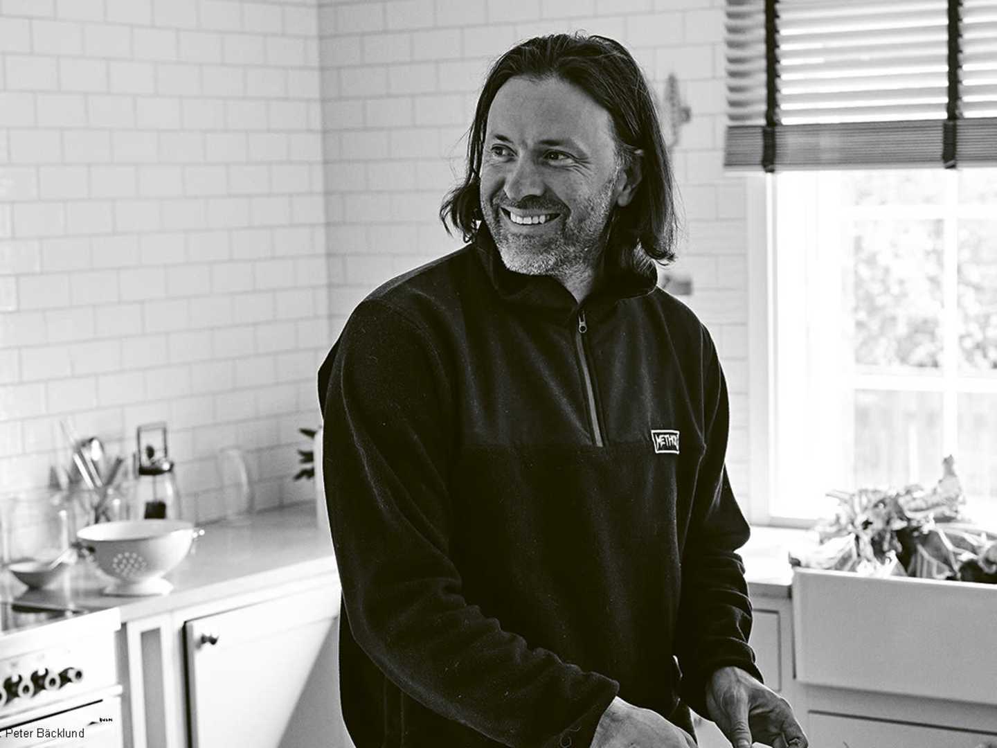 Niklas Ekstedt i kök