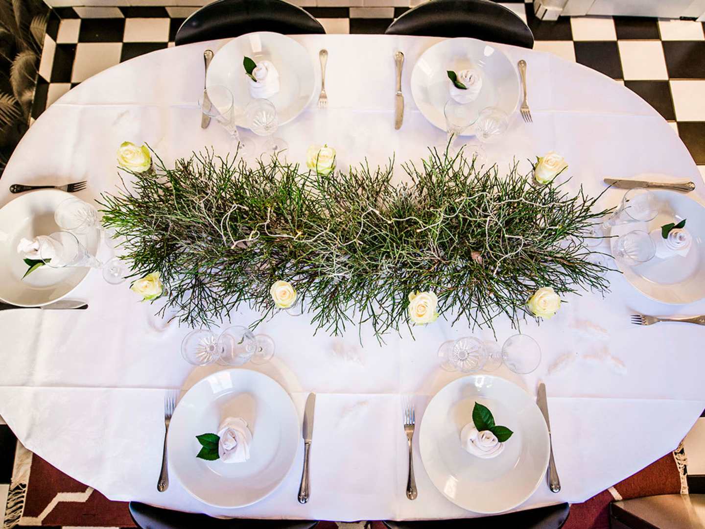 Nyårsdukning av Catharina Lindeberg Bernhardsson