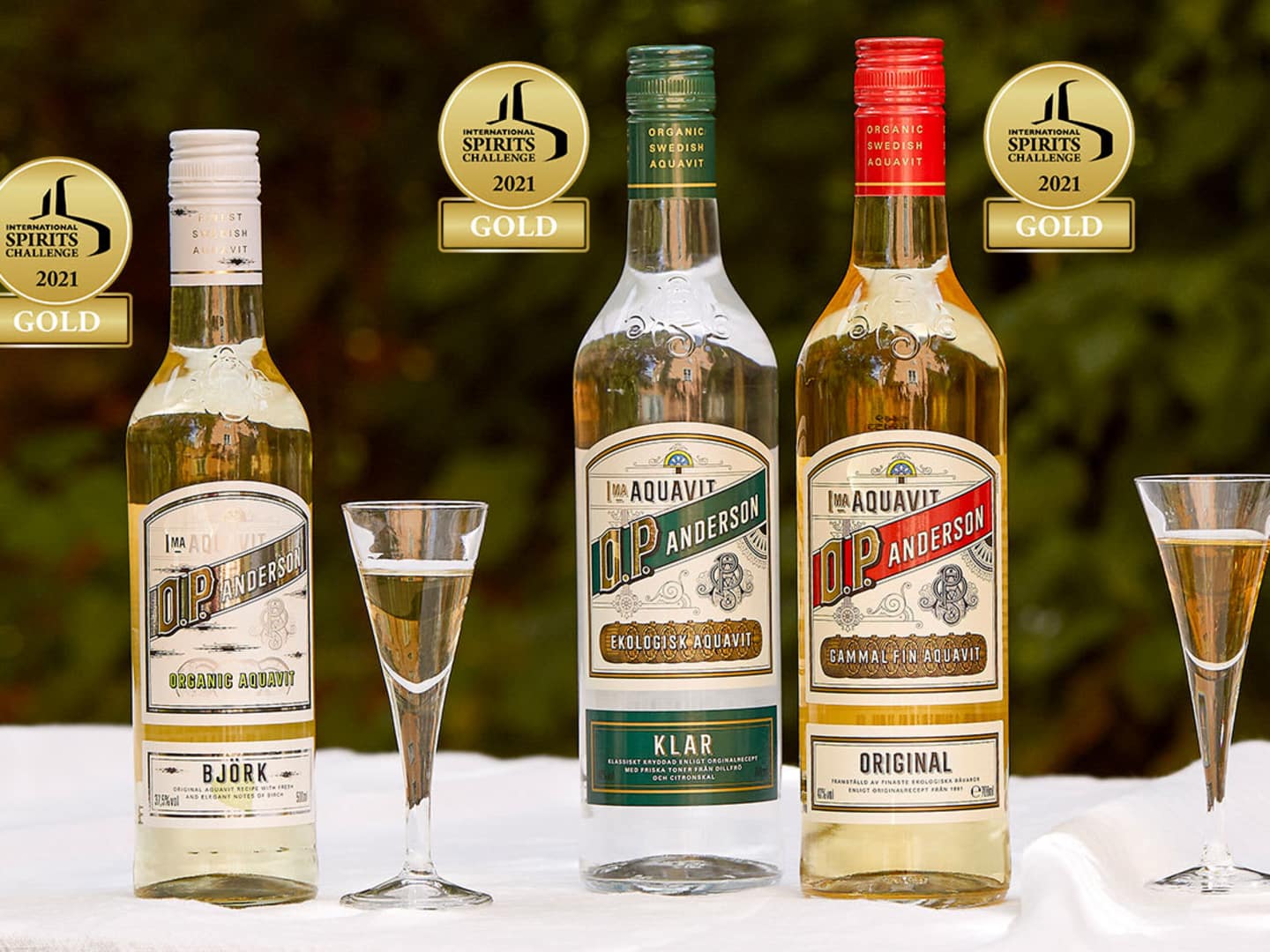 O.P. Björk, O.P. Klar och O.P. Orginal med utmärkelser