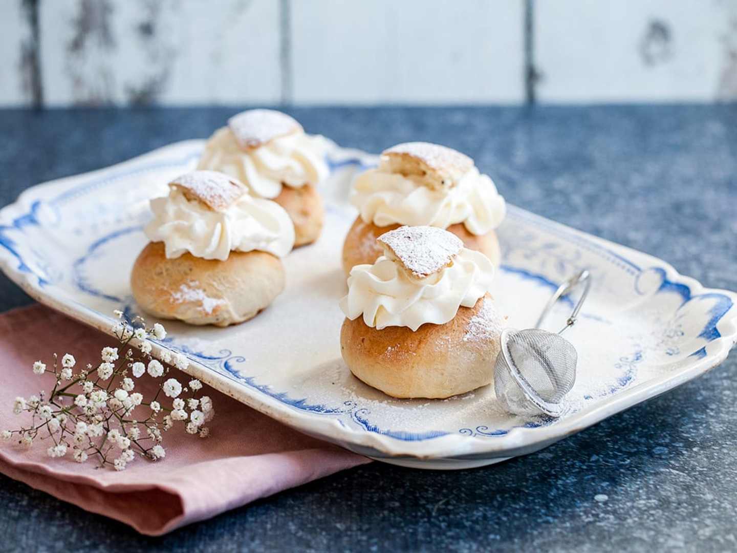 Semlor med Calvados