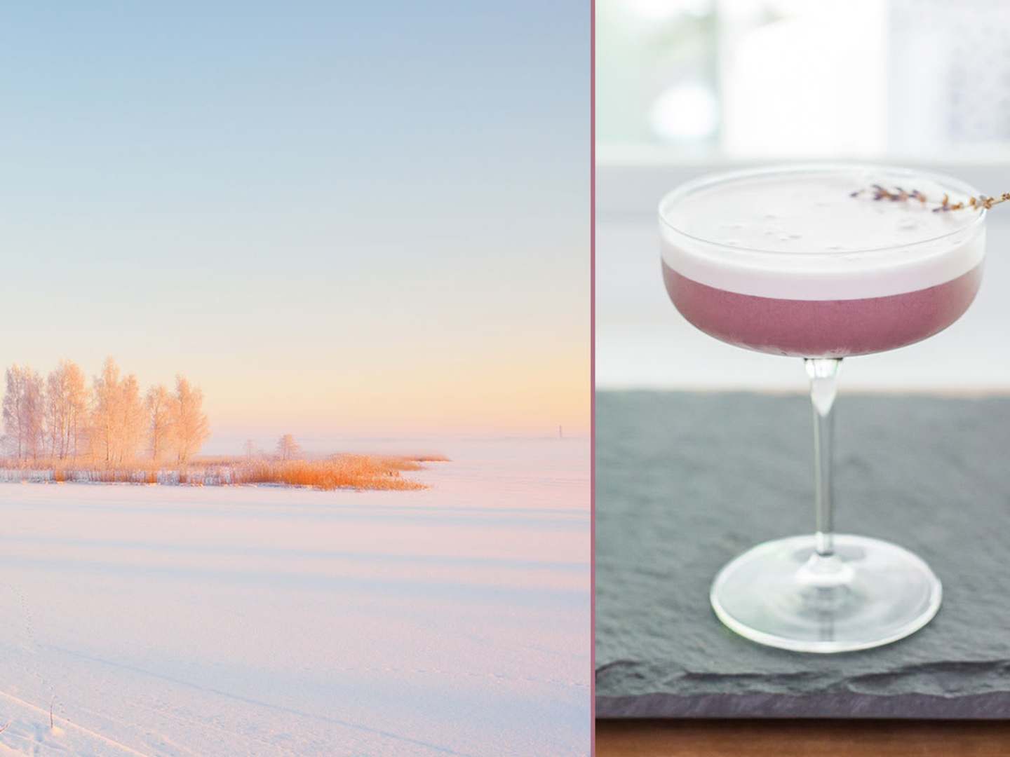 Vinterlandskap med Sour Polaris 