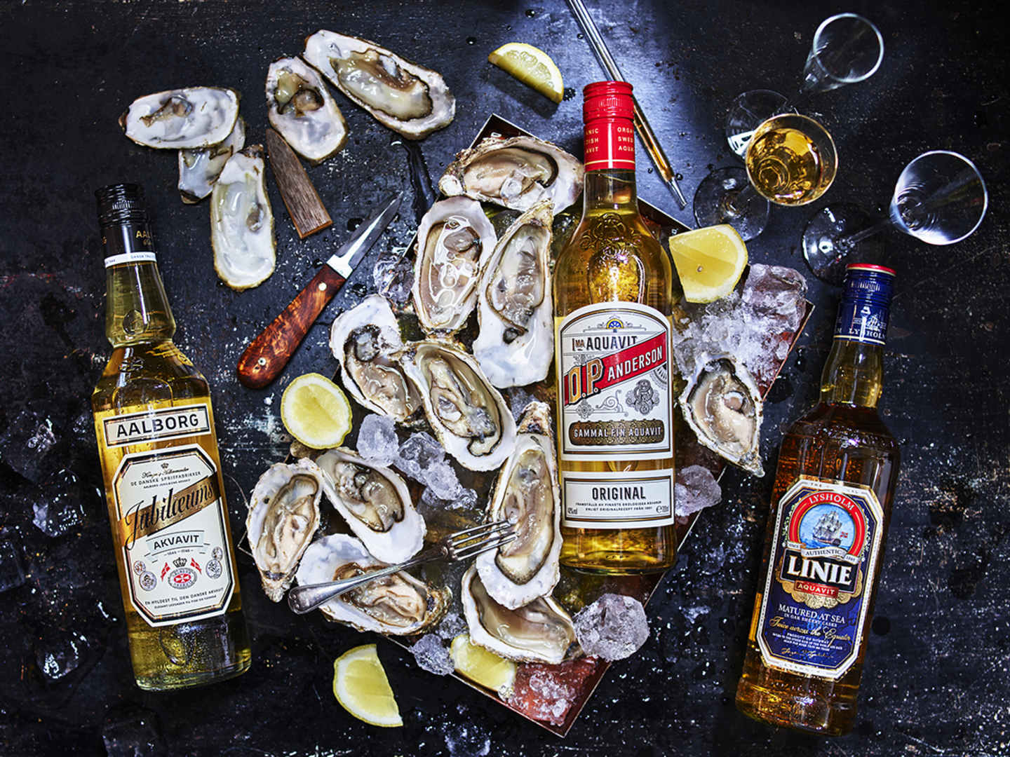 Akvavit och ostron