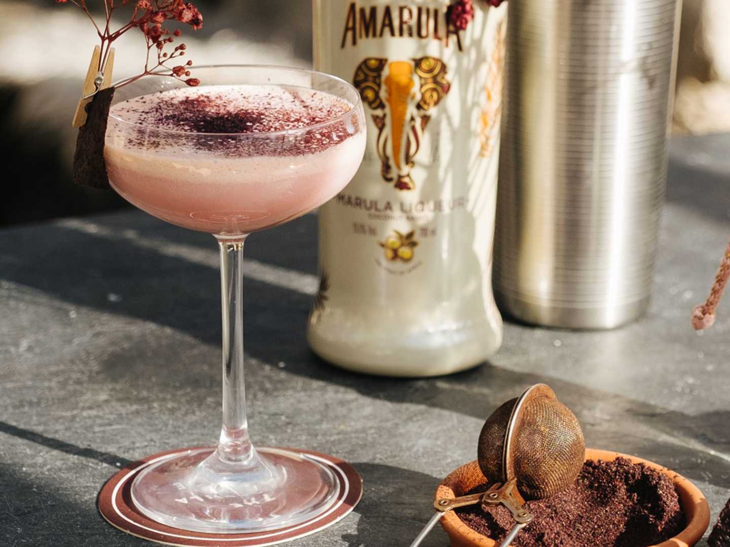 Amarula Currant Rose Fizz
