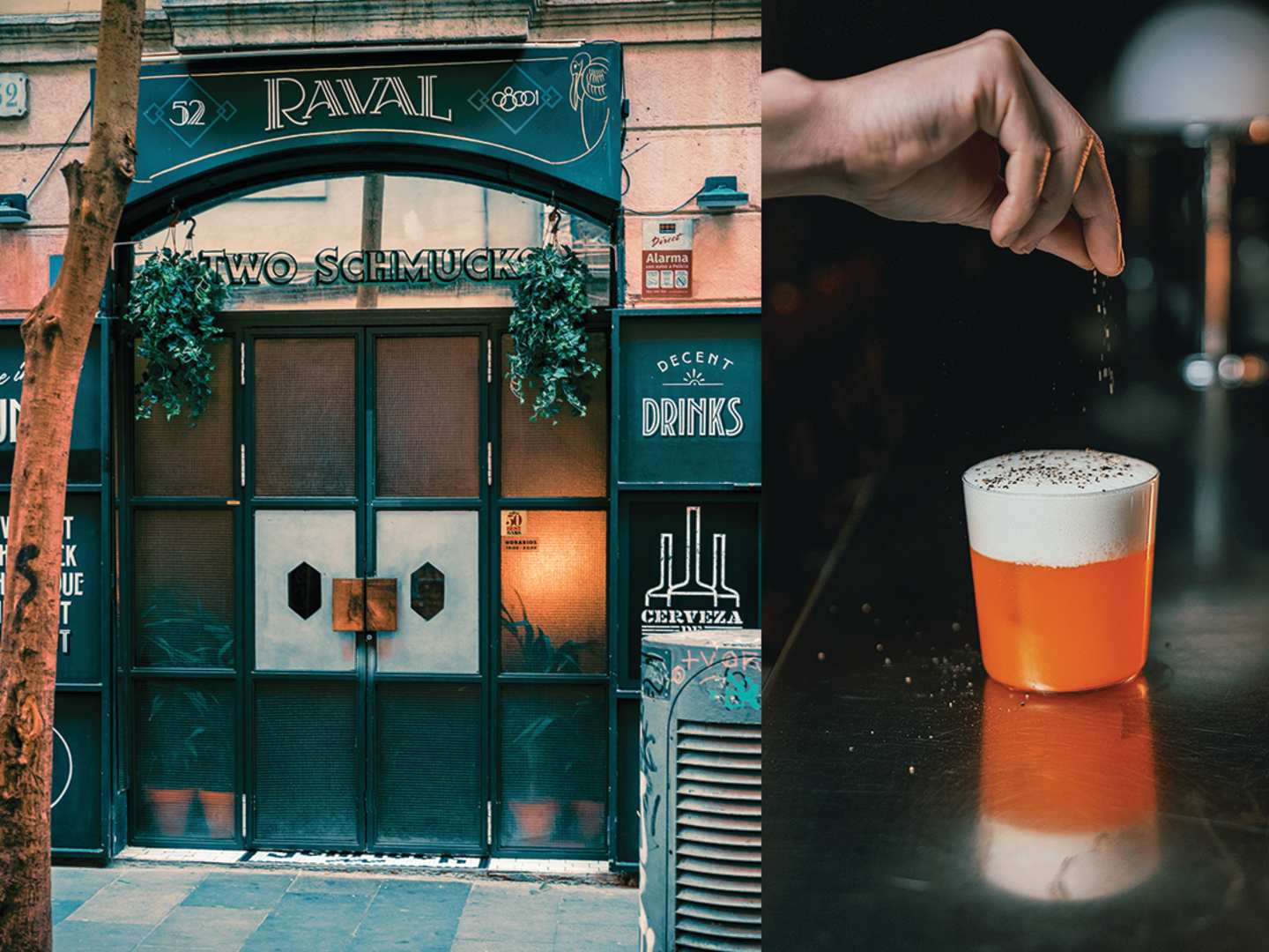 Baren Two Schmucks i Barcelona