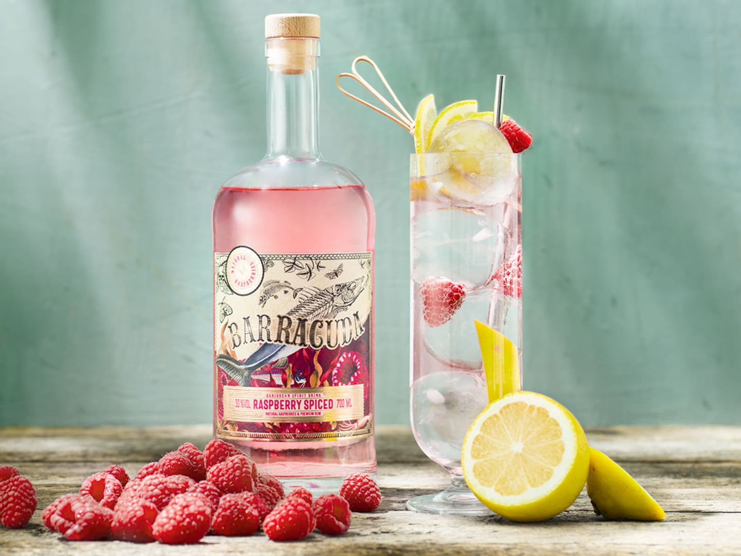 Raspberry Spiced Lemonade