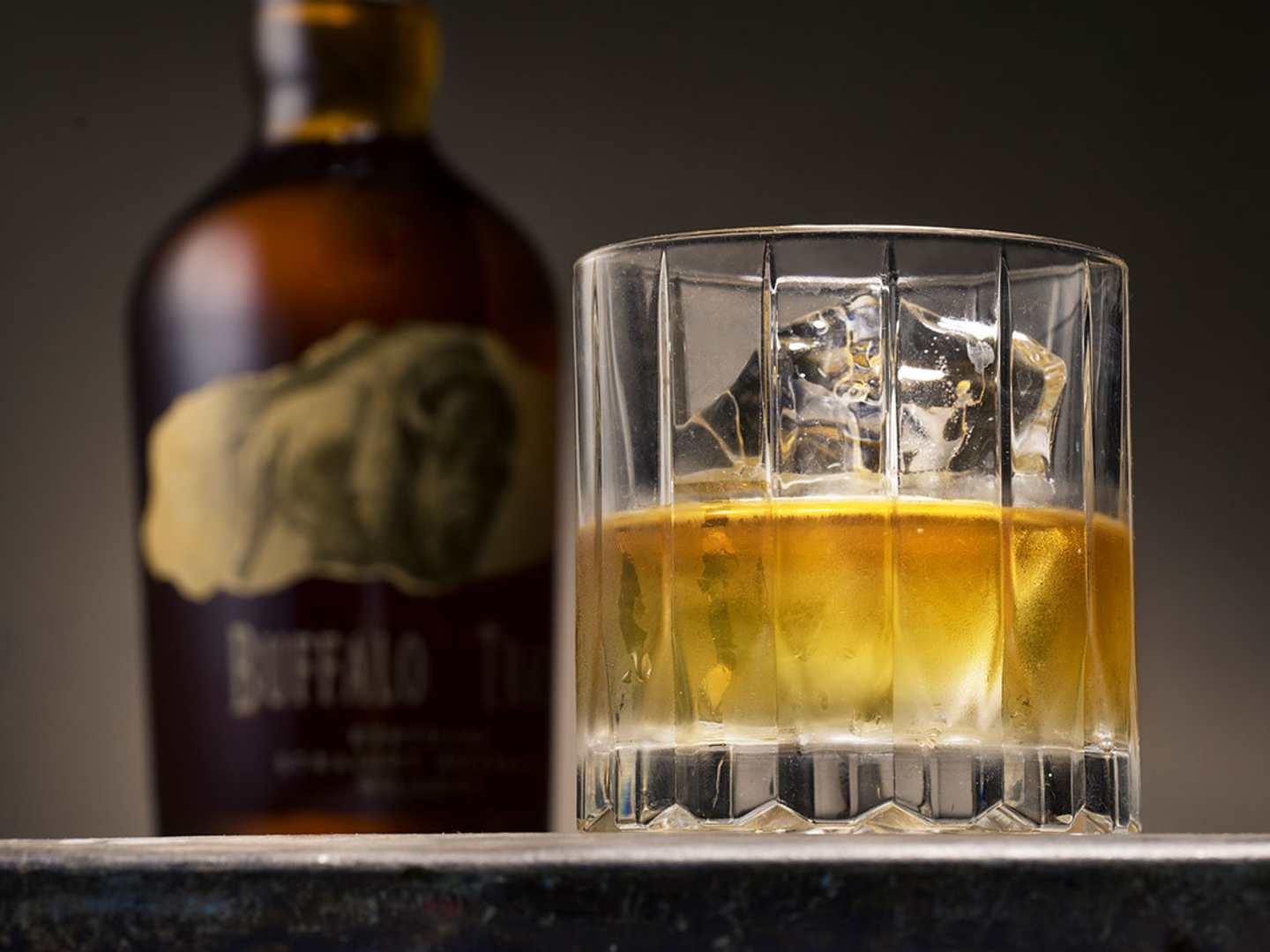 Buffalo Trace med whiskyglas