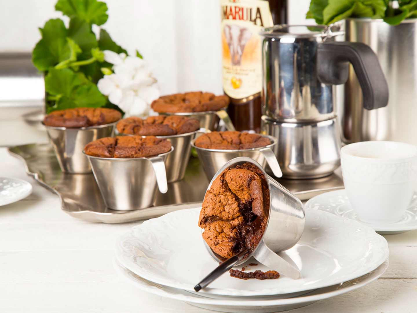 Chokladfondant med Amarula