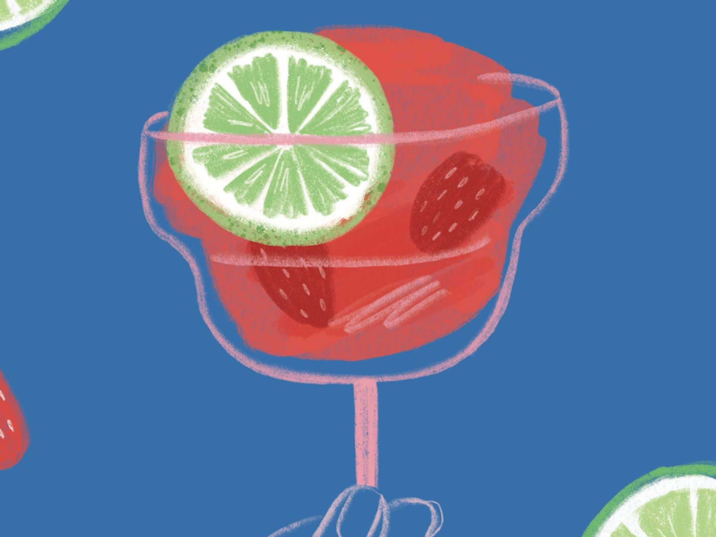 Alkoholfri Strawberry Daiquiri