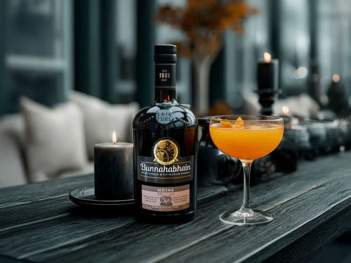 Blood & Sand med Bunnahabhain Mòine