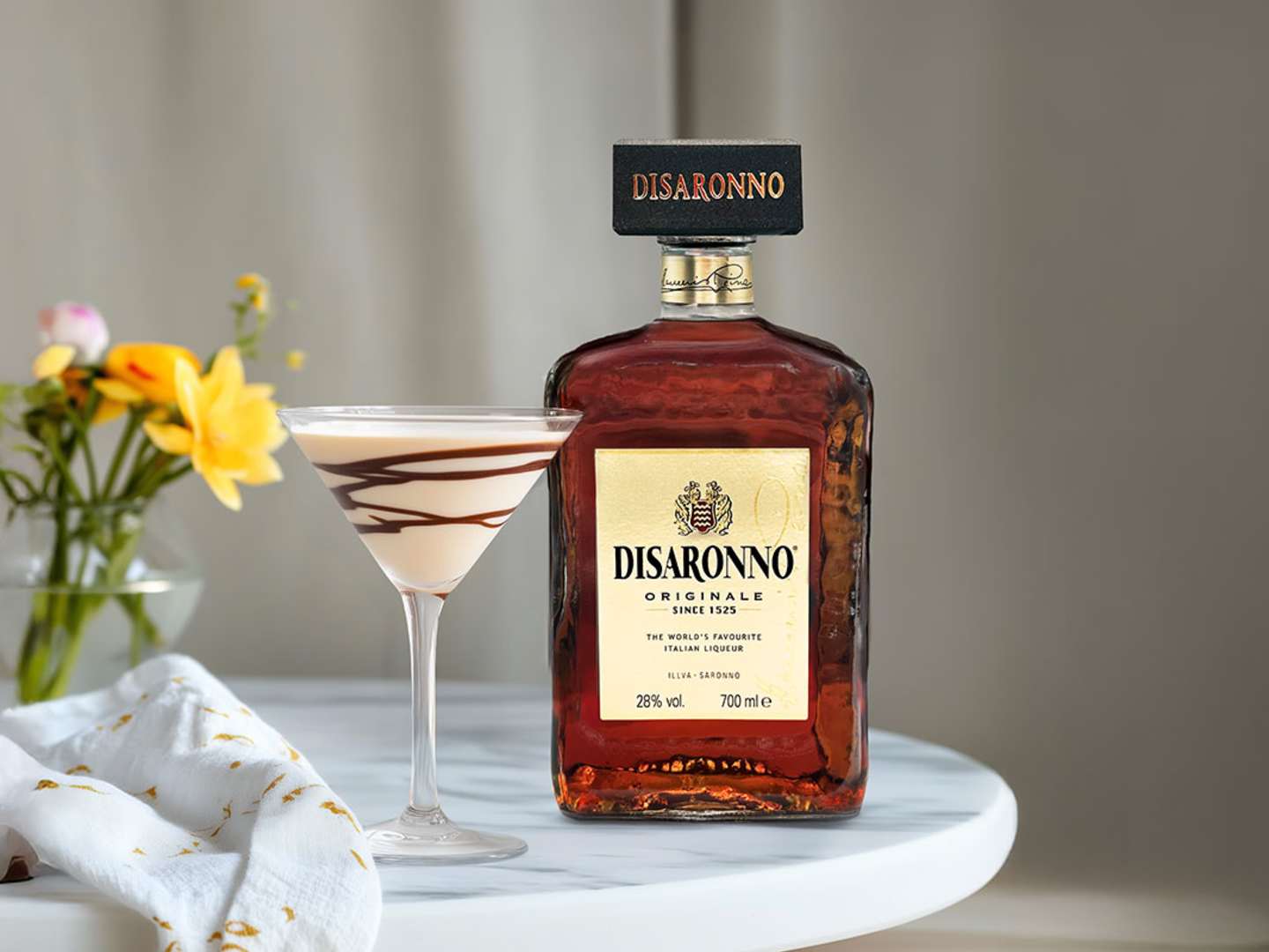 Chocolate Almond Martini med Disaronno