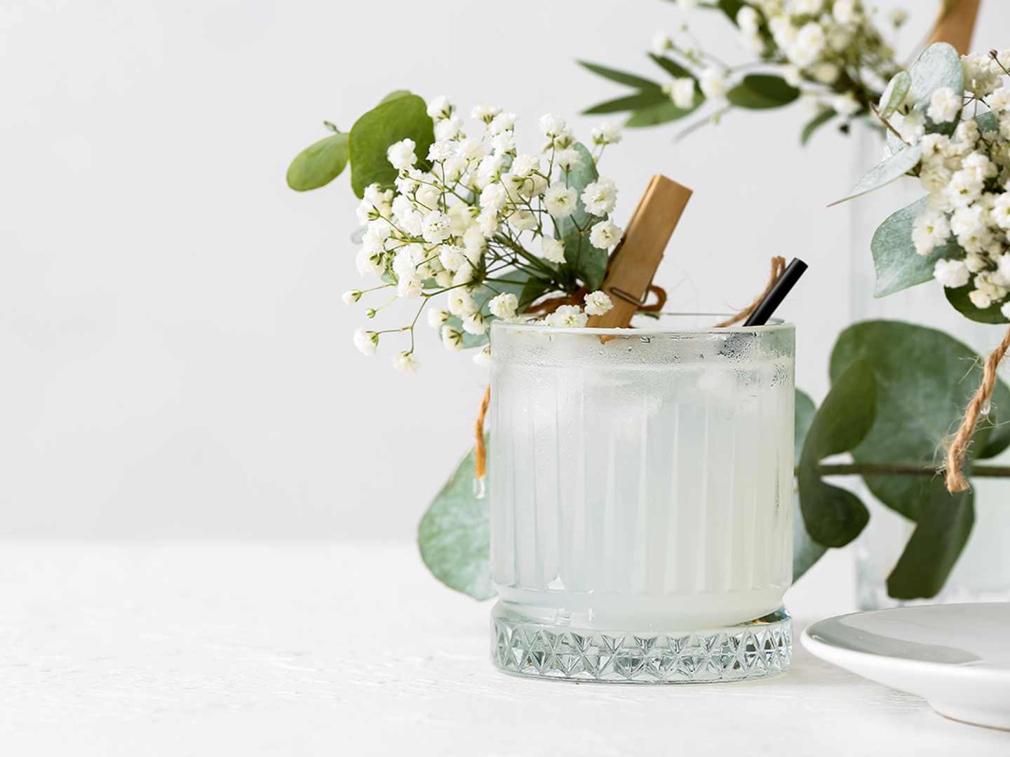 Drink med fläderblommor