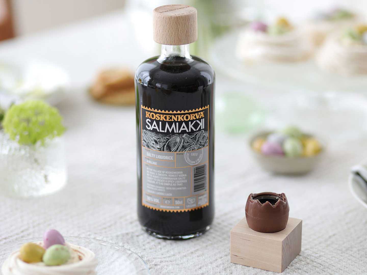 Salmiakshot i chokladägg