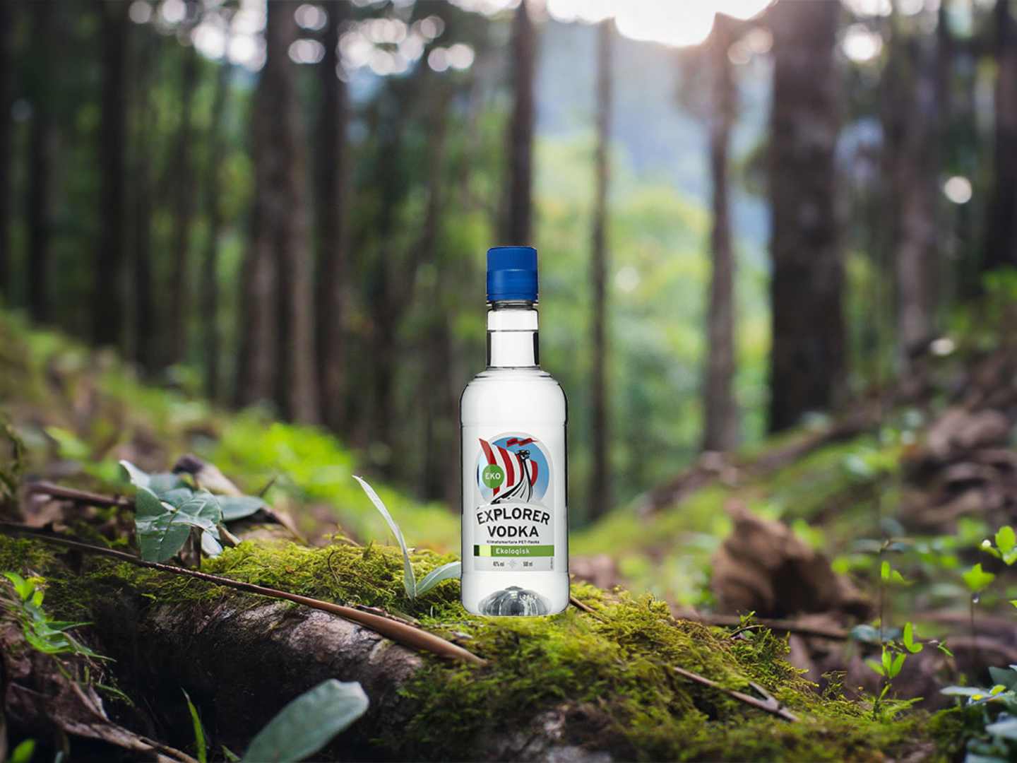 Explorer Vodka Ekologisk i skog