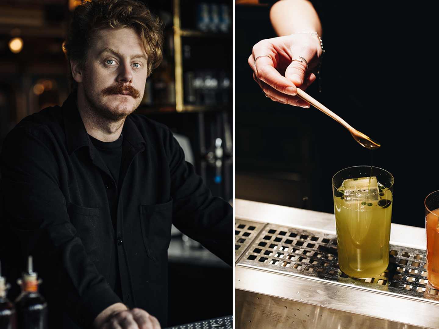 Hampus Thunholm och drinkar