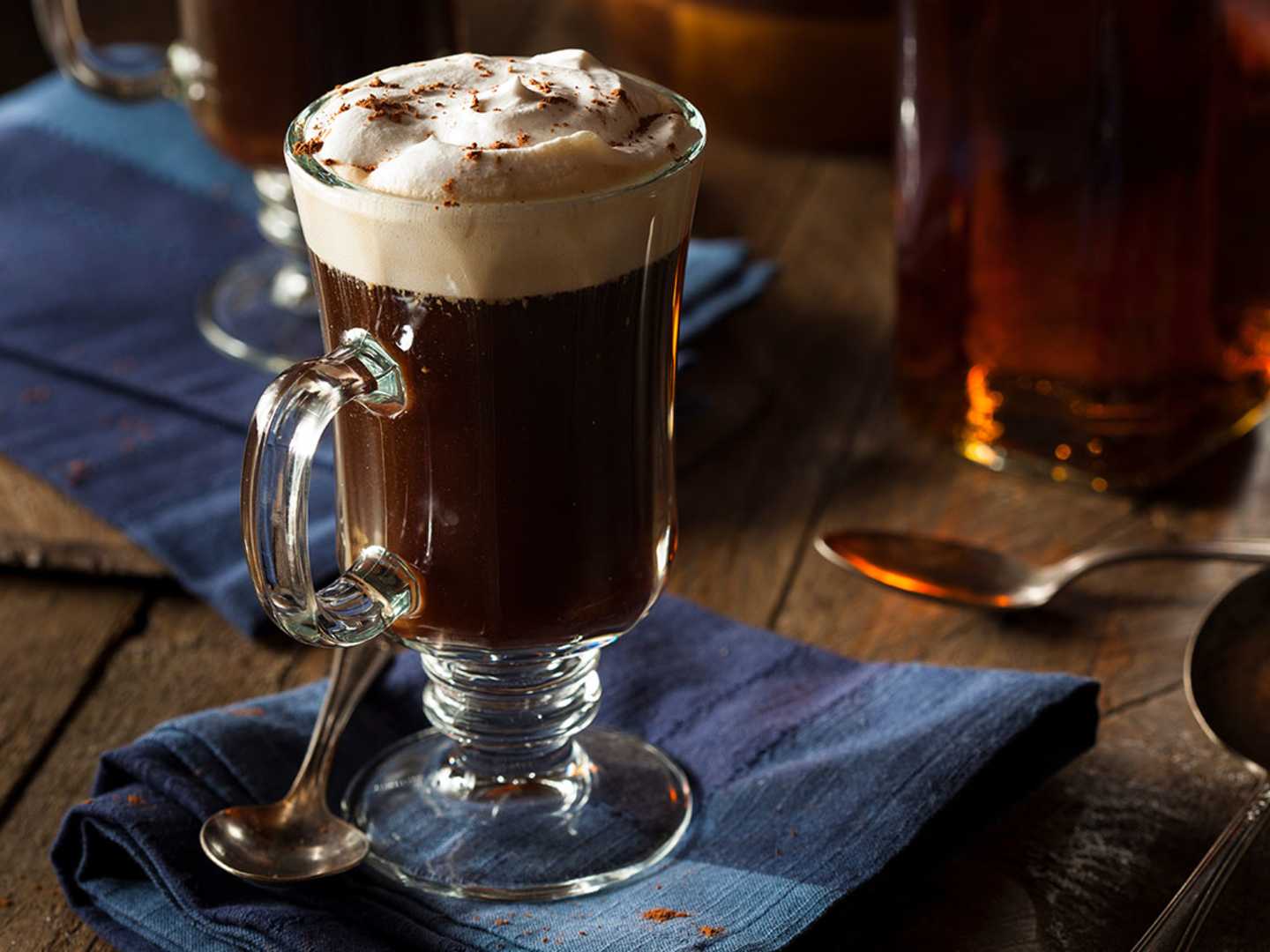 Klassisk Irish Coffee.