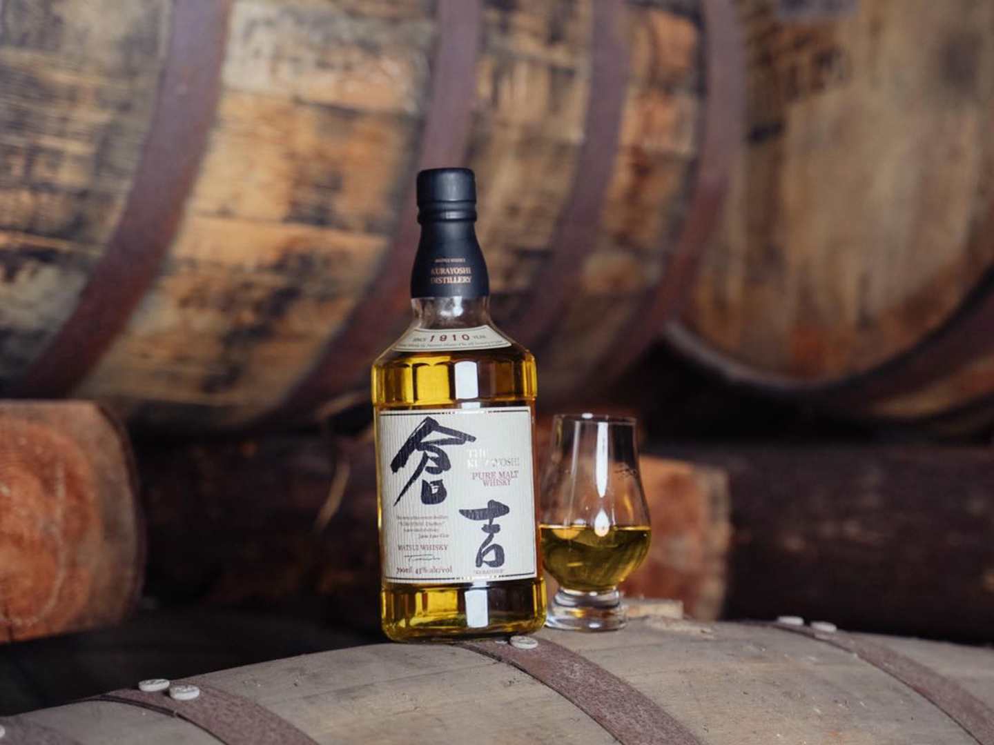 Japanska whiskyn Matsui på tunna