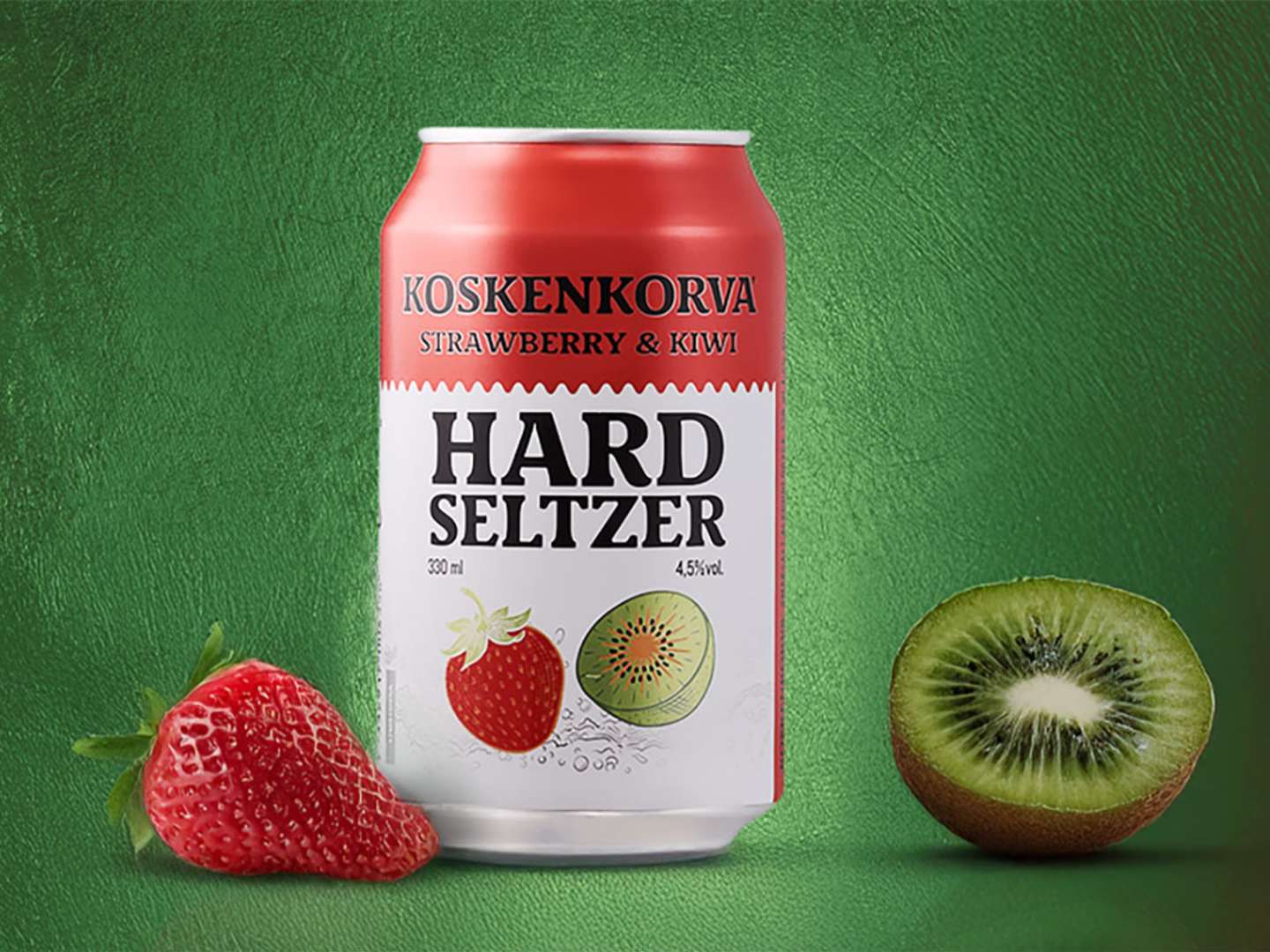 Koskenkorva Hard Seltzer Strawberry Kiwi