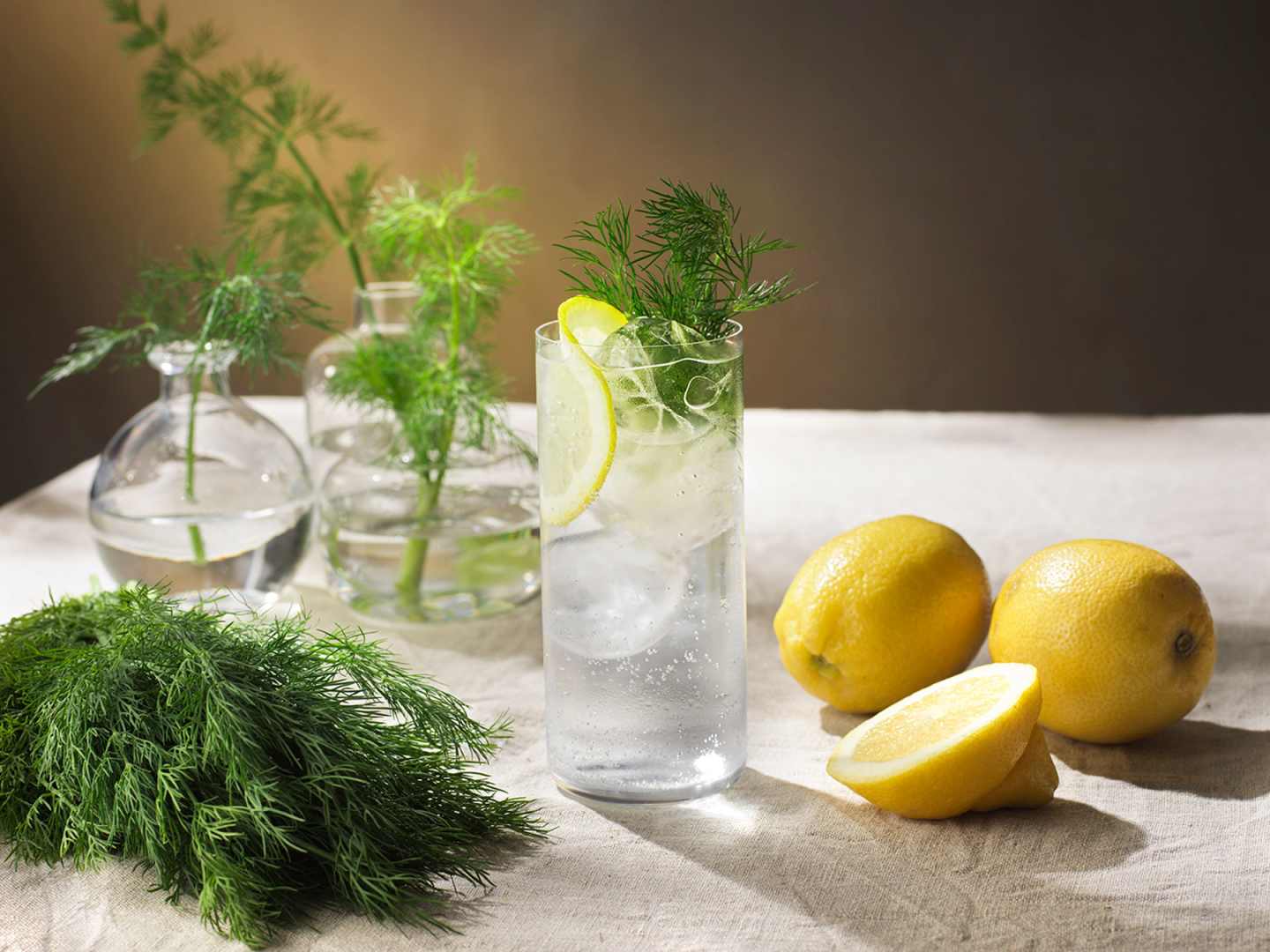 Dill & Tonic, en av tre dilldrinkar.