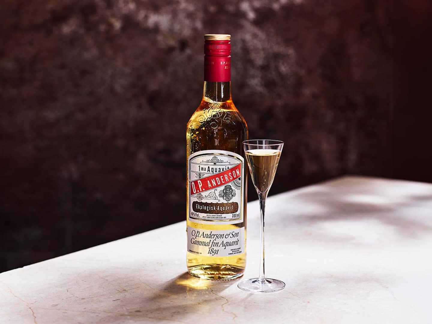 O.P. Anderson Original med snapsglas