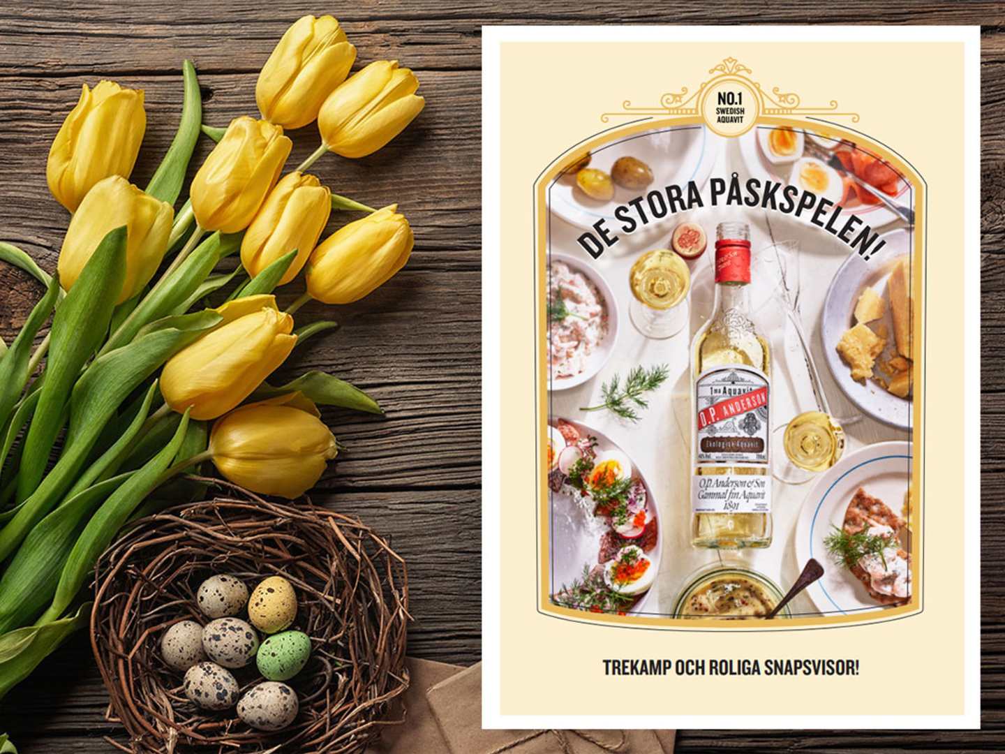 Snapsvisehäfte med påskvisor