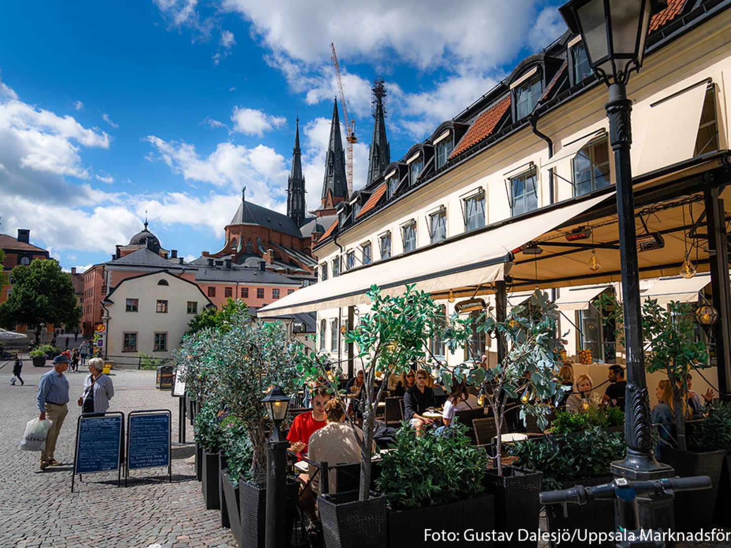 Uteserveringar i Uppsala
