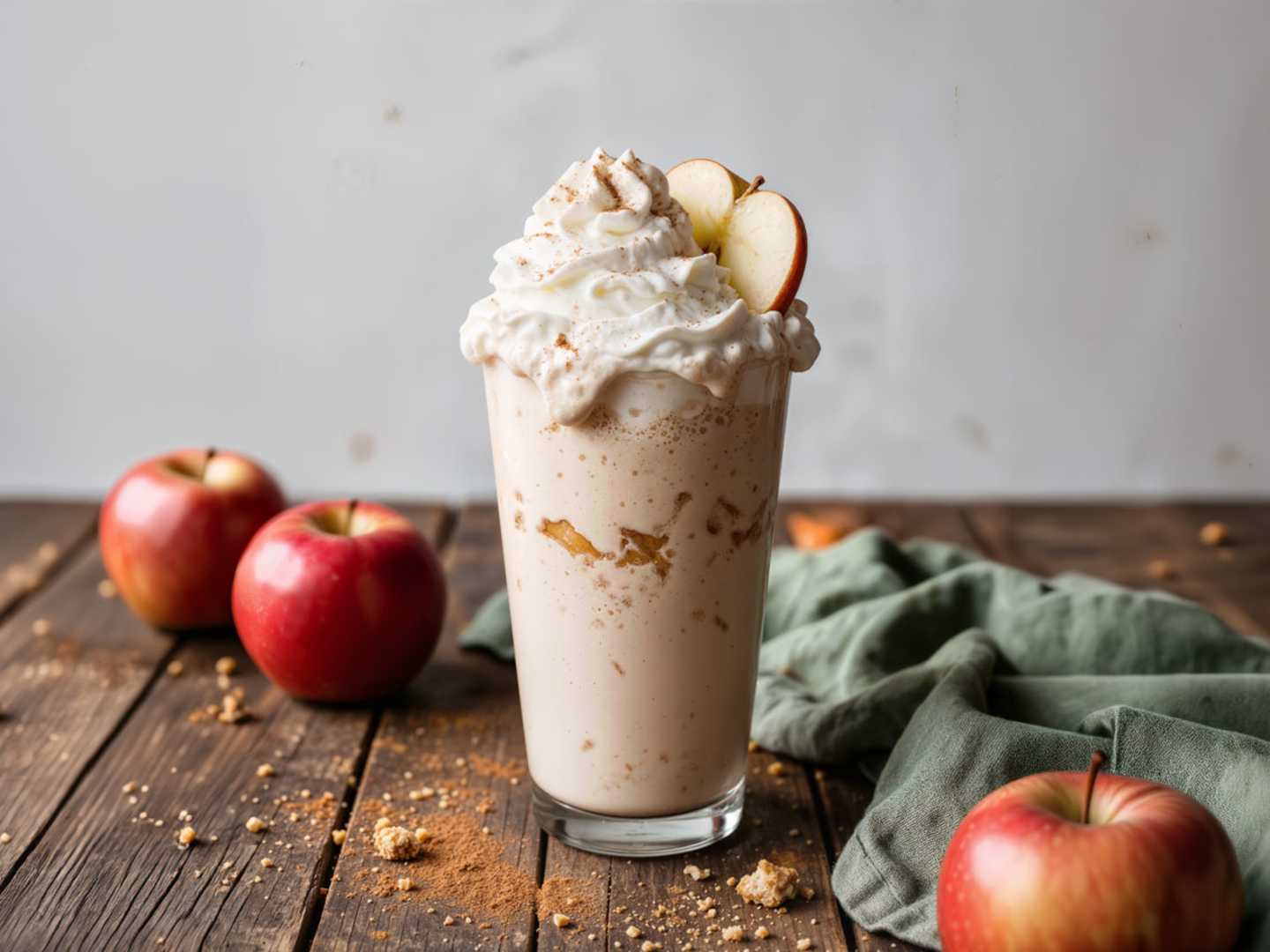 Äppelpaj-milkshake.