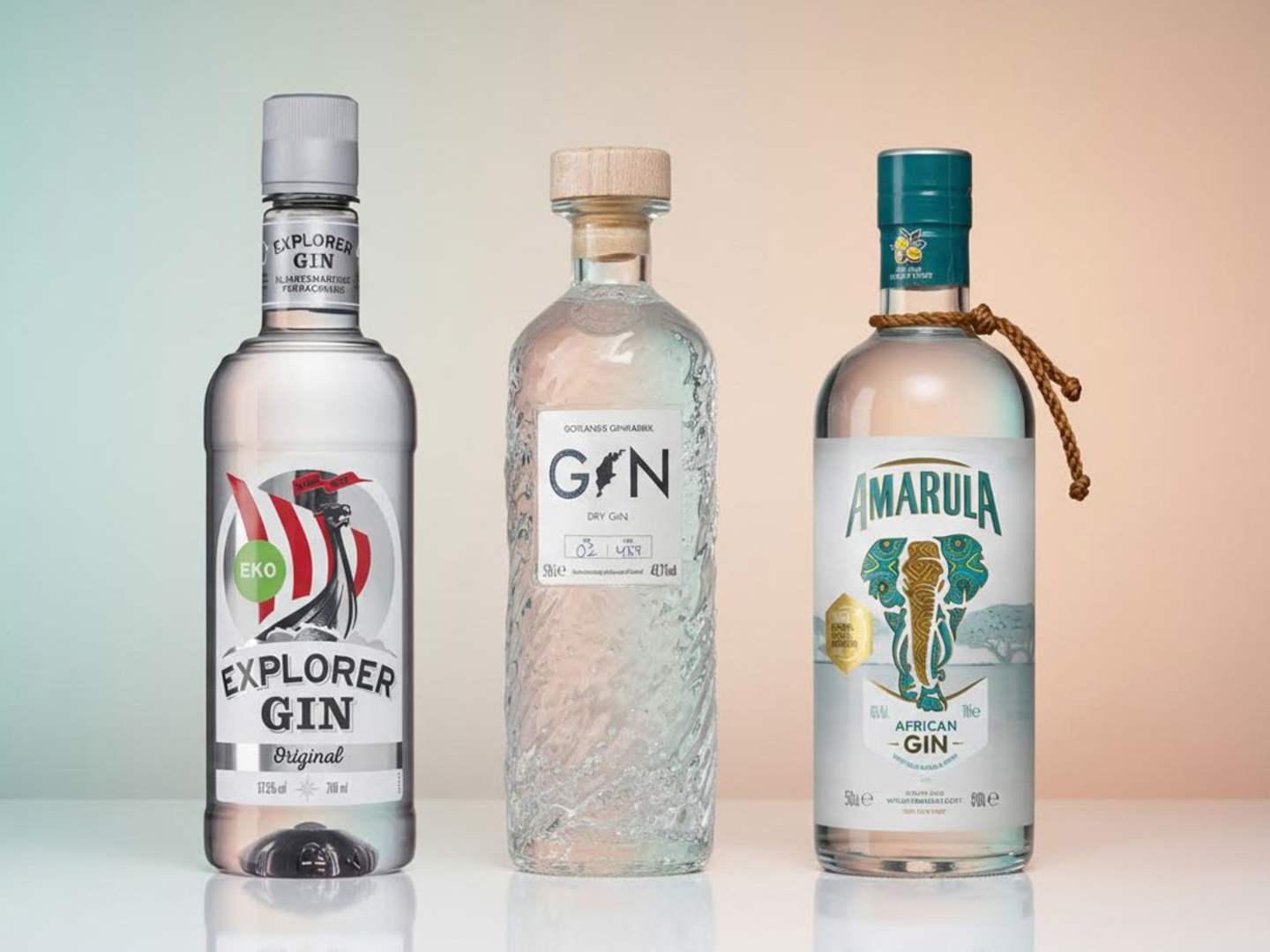 Bästa gin - 3 flaskor.