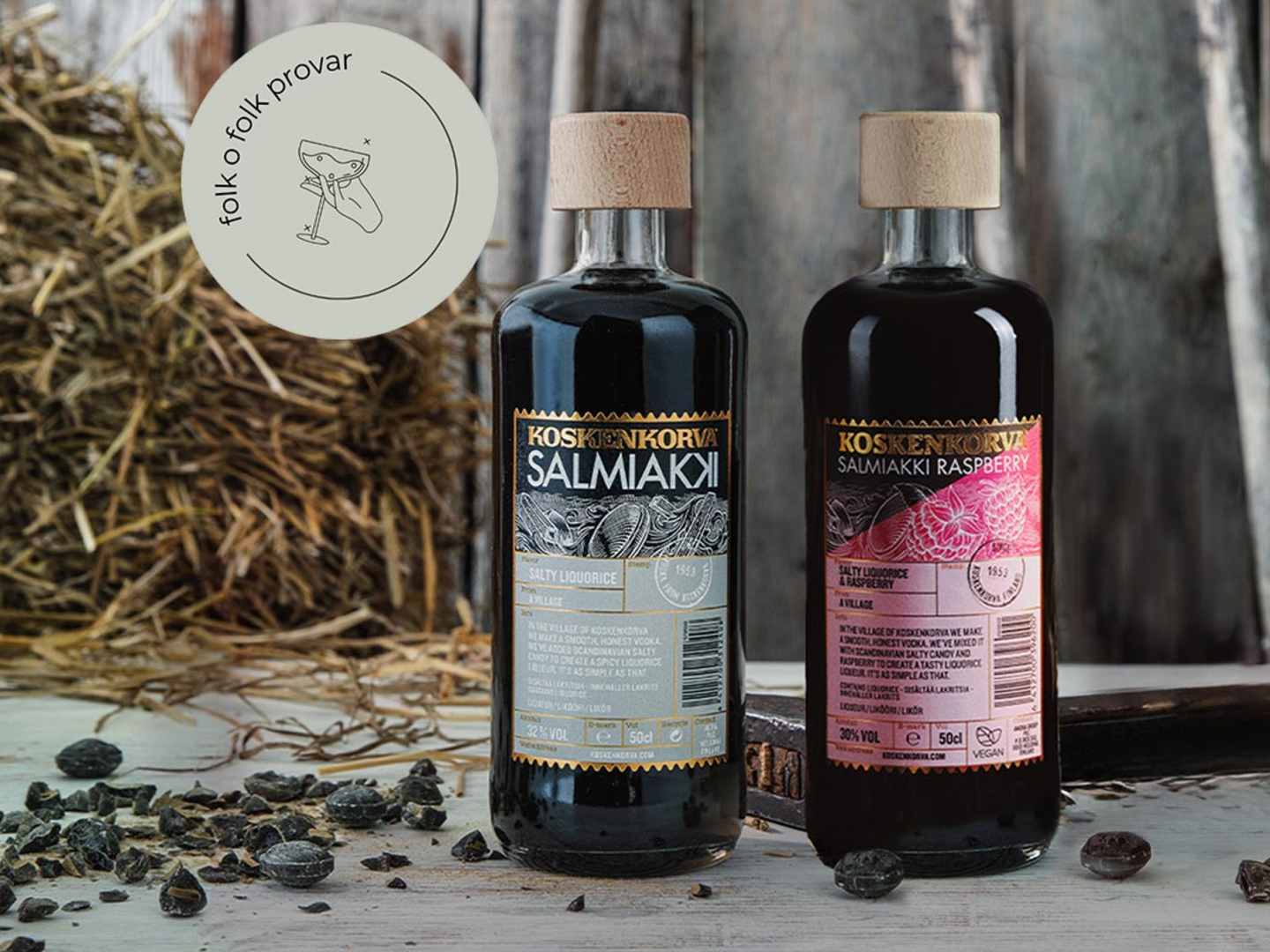 Koskenkorva Salmiakki och Koskenkorva Salmiakki Raspberry